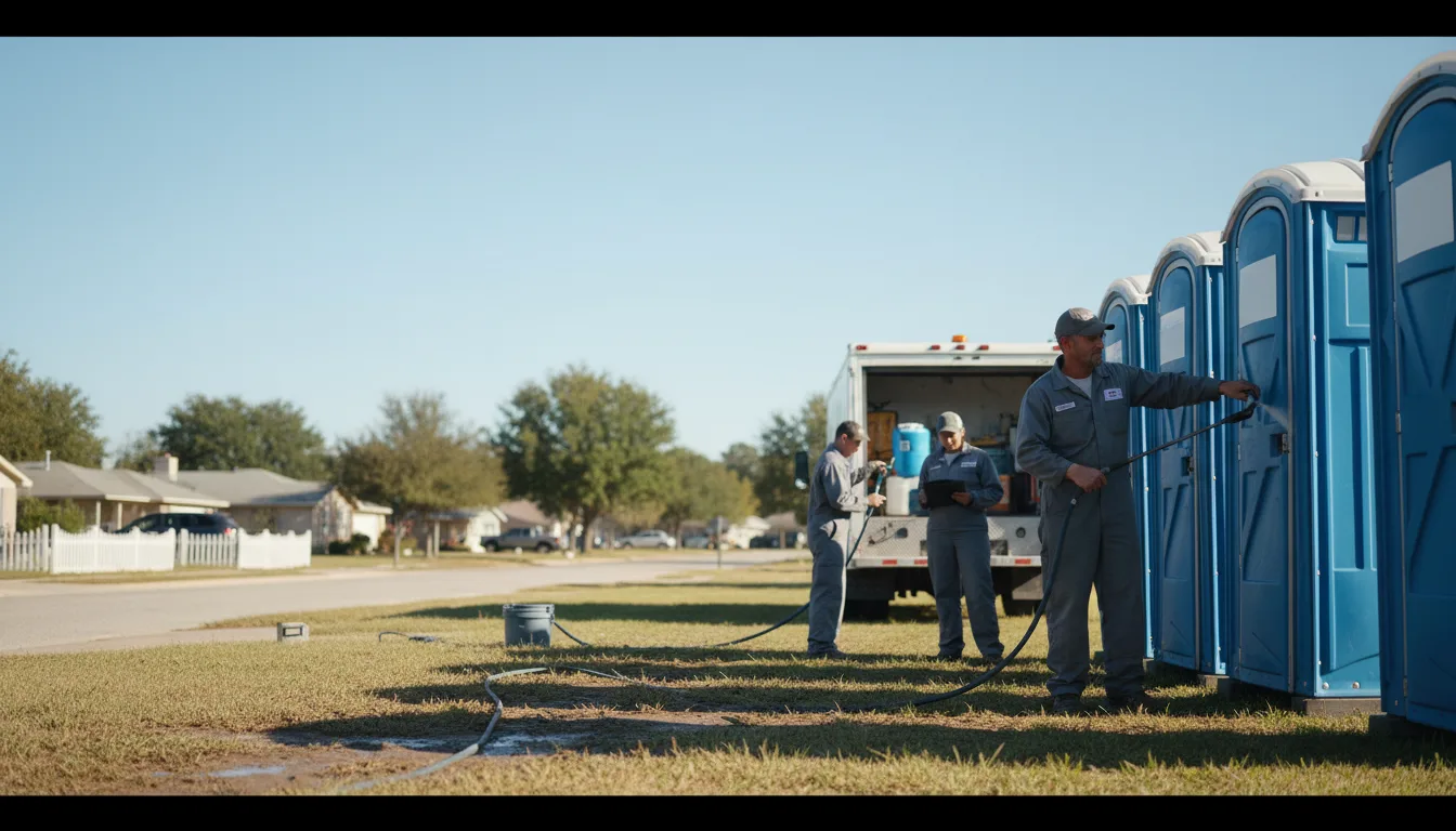 Long-Term Portable Toilet Rental in Chataignier, LA near me
